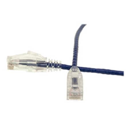 Cable Wholesale CableWholesale  10 ft. Slim Cat6 Ethernet Patch Cable - Snagless Boot, Purple 10X8-84110